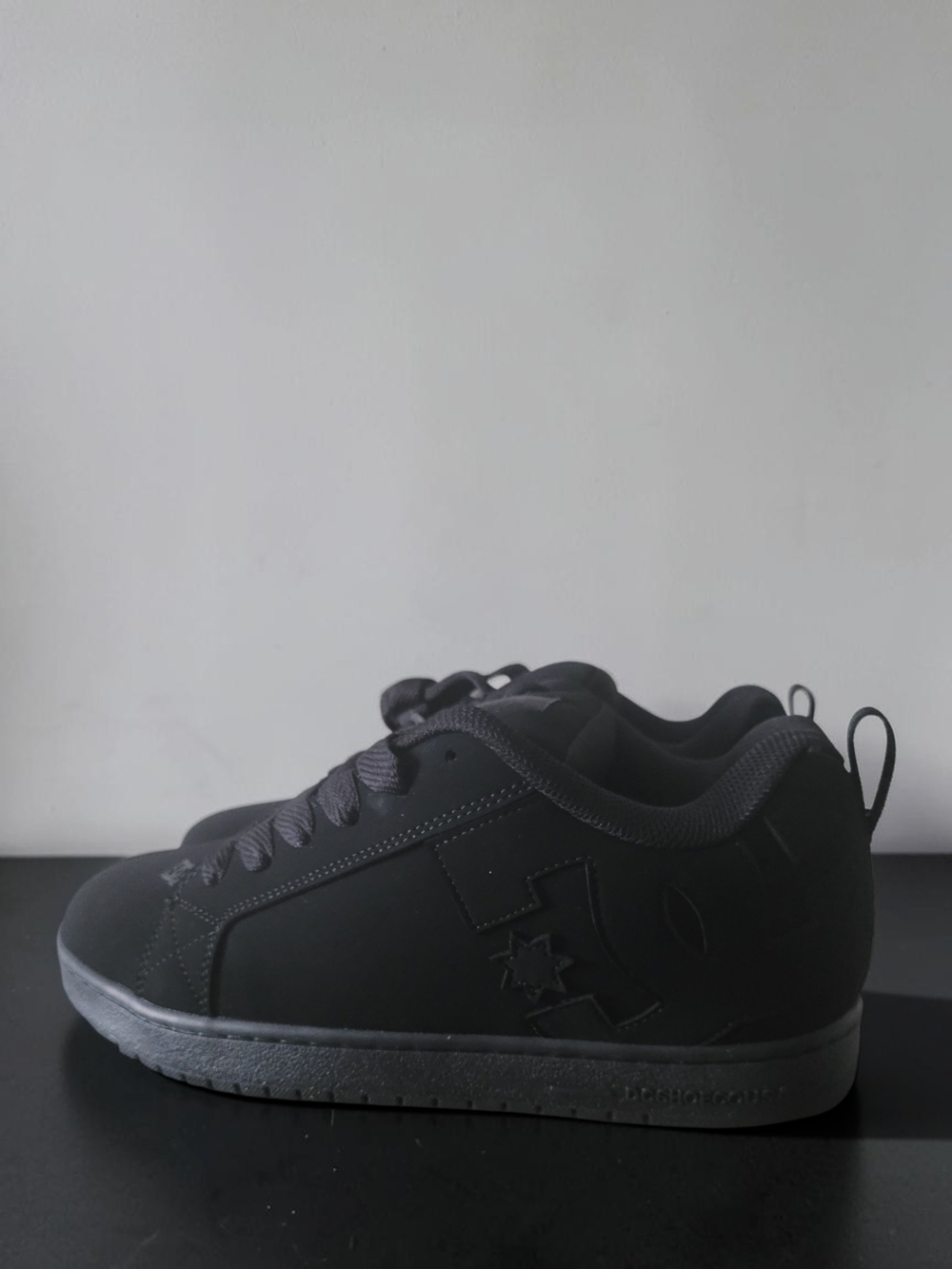 DC Men’s Black Low-Top Sneakers